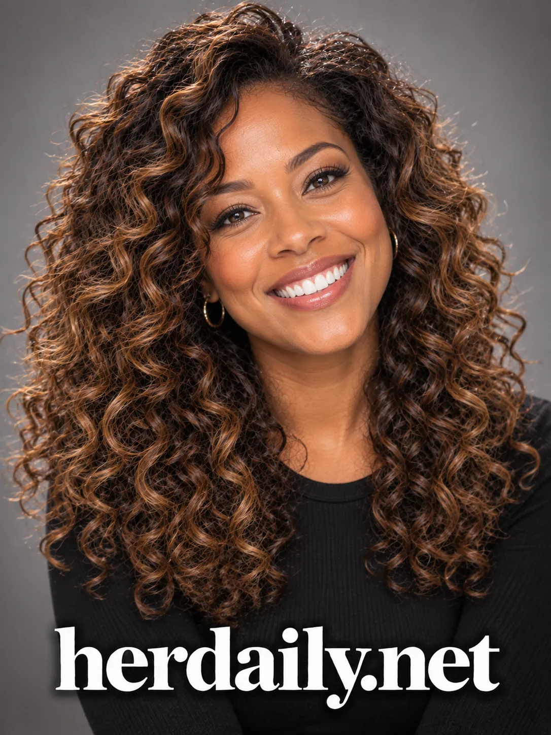 Curly hair layers 15