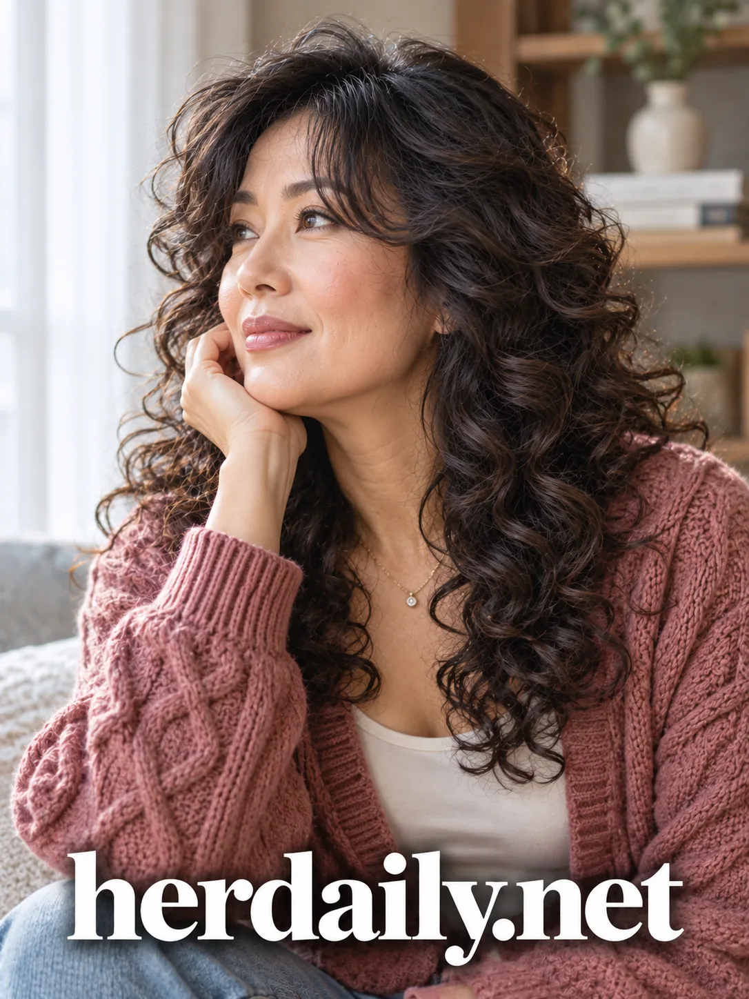 Curly hair layers 6