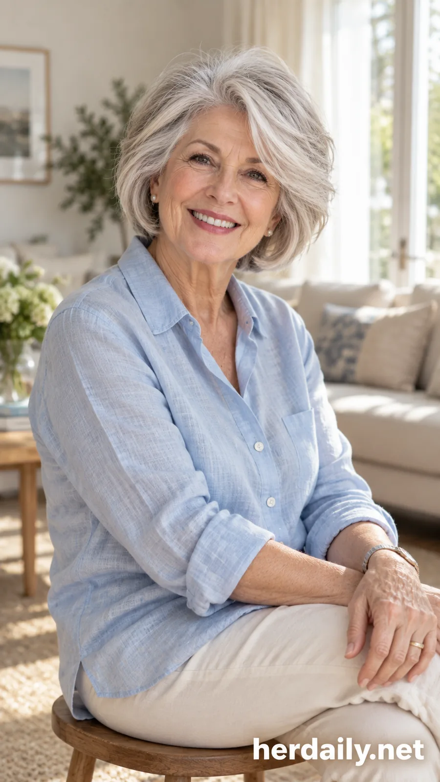 Hair Styles for Women Over 70 3