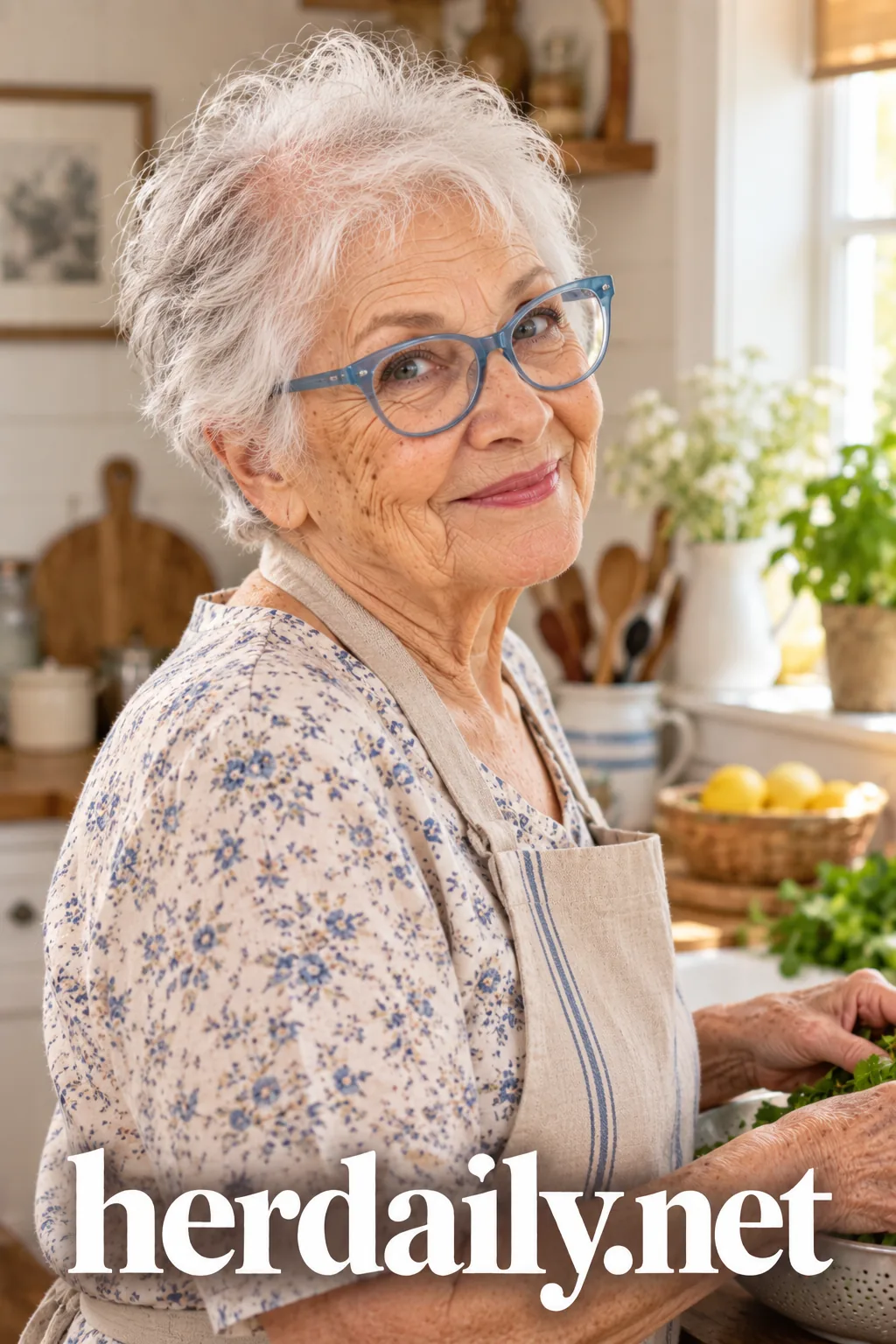 Hairstyles for Women Over 70 with Glasses 10