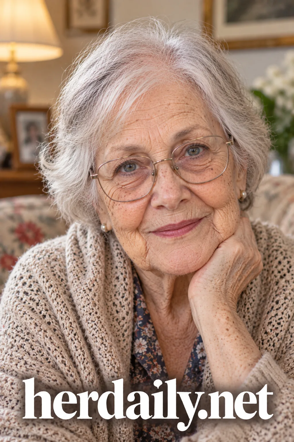 Hairstyles for Women Over 70 with Glasses 17
