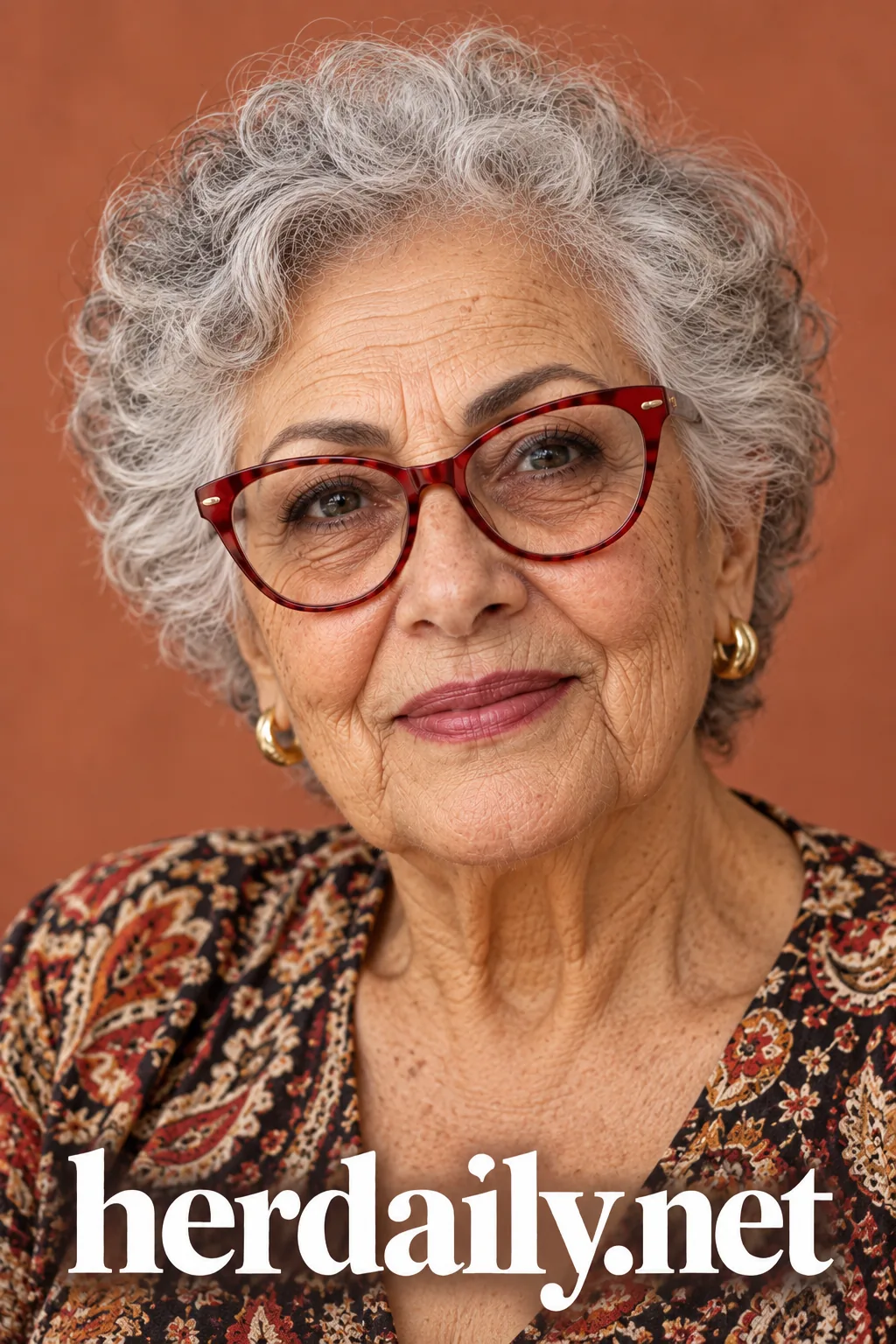 Hairstyles for Women Over 70 with Glasses 4