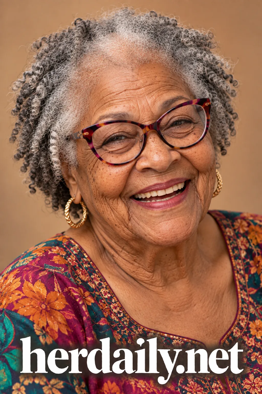 Hairstyles for Women Over 70 with Glasses 5