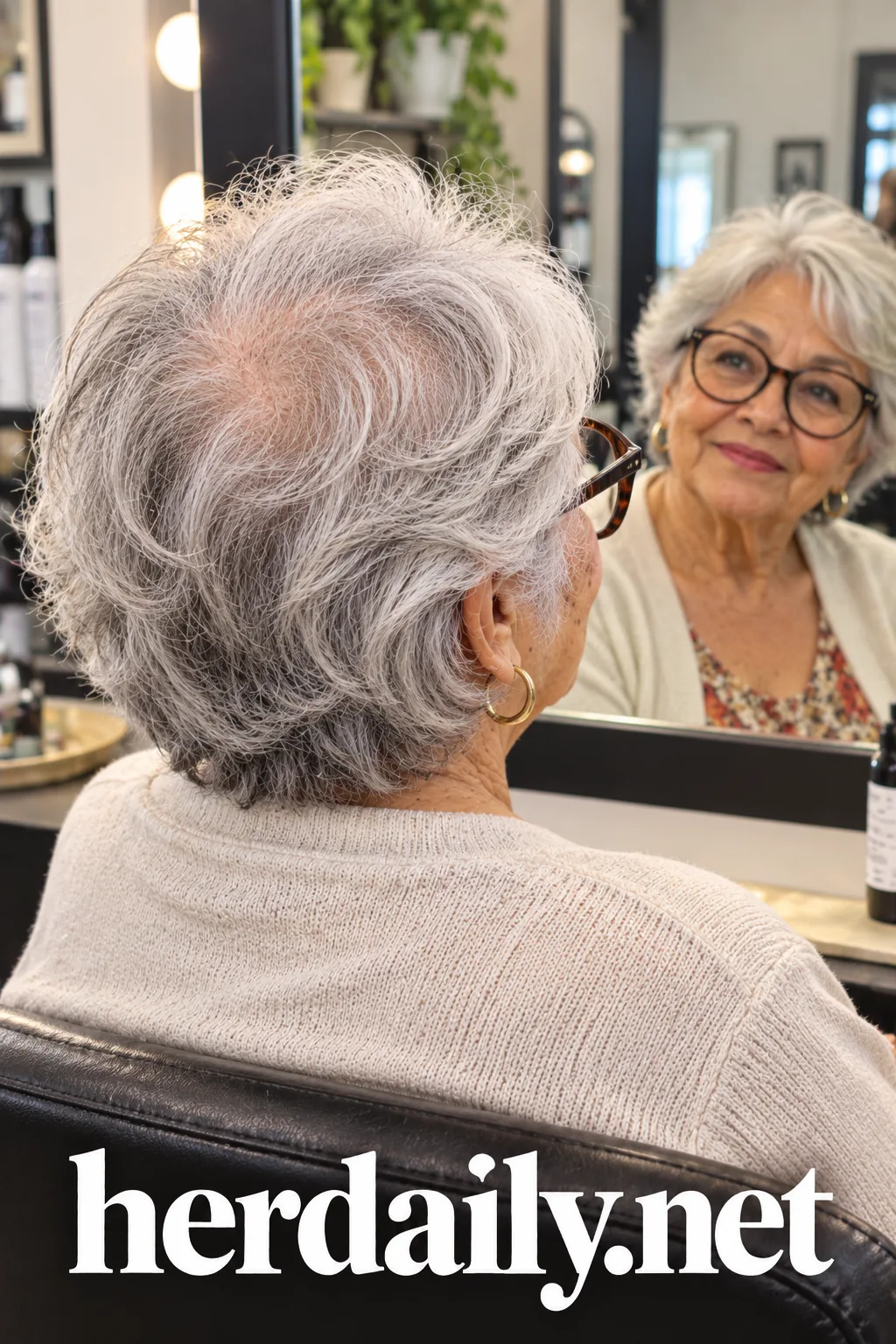Hairstyles for Women Over 70 with Glasses 7