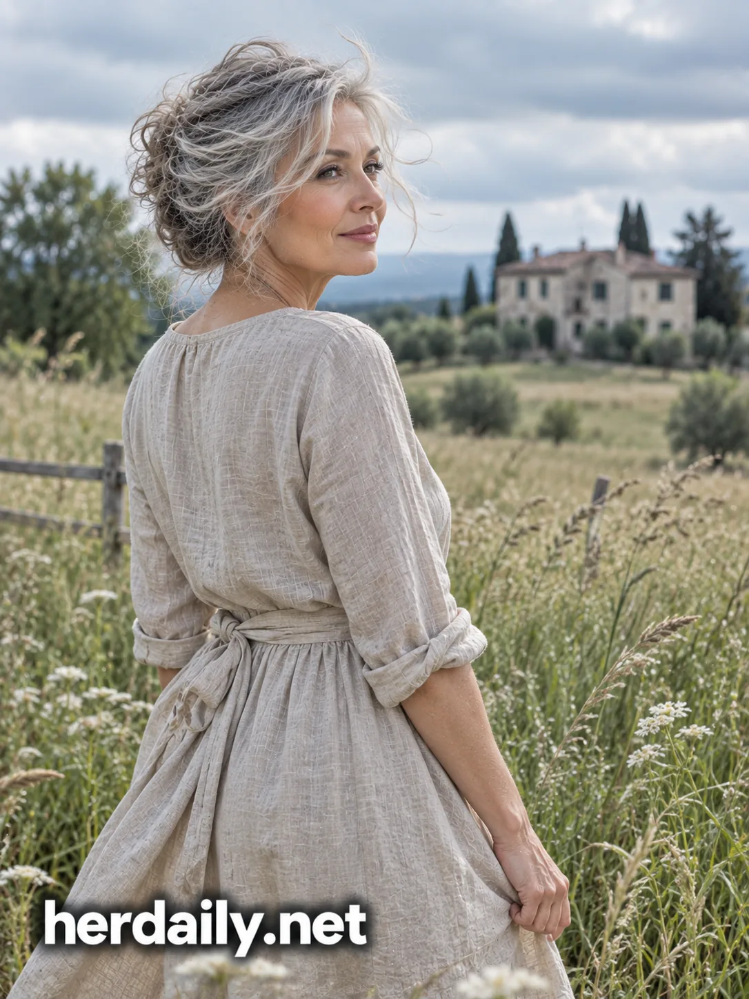 Natural Gray Hair Over 50 14