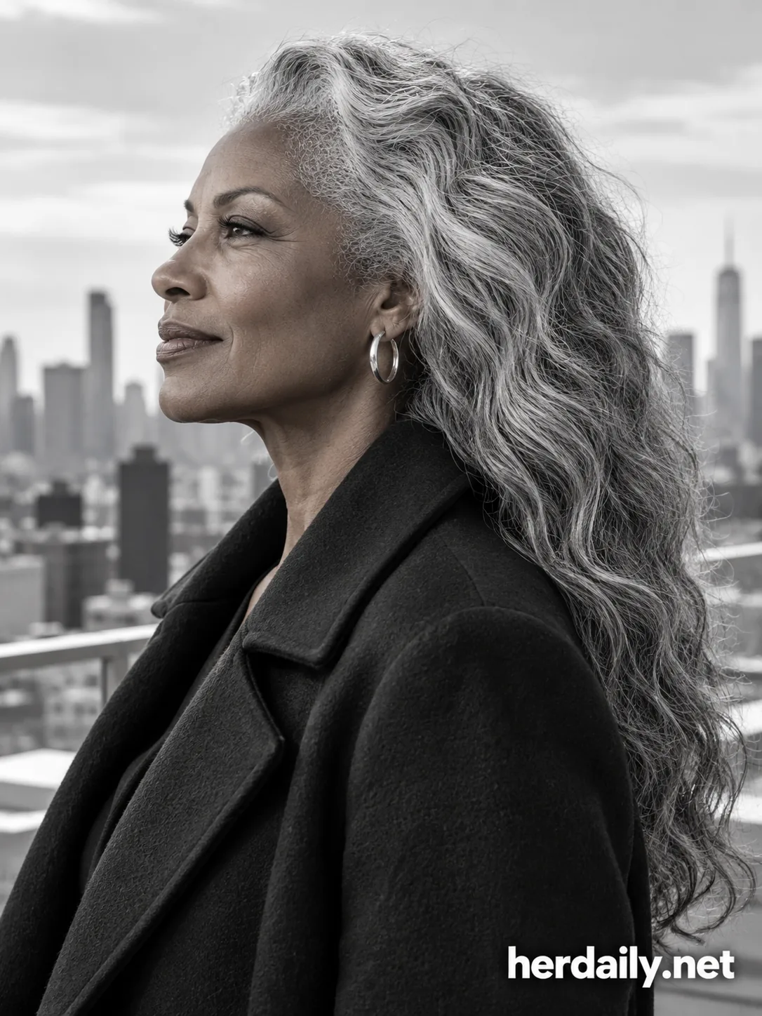 Natural Gray Hair Over 50 20