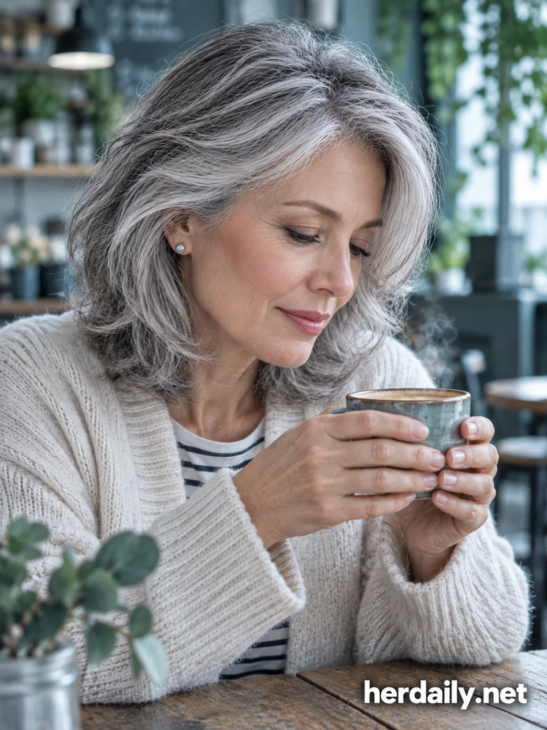 Natural Gray Hair Over 50 23