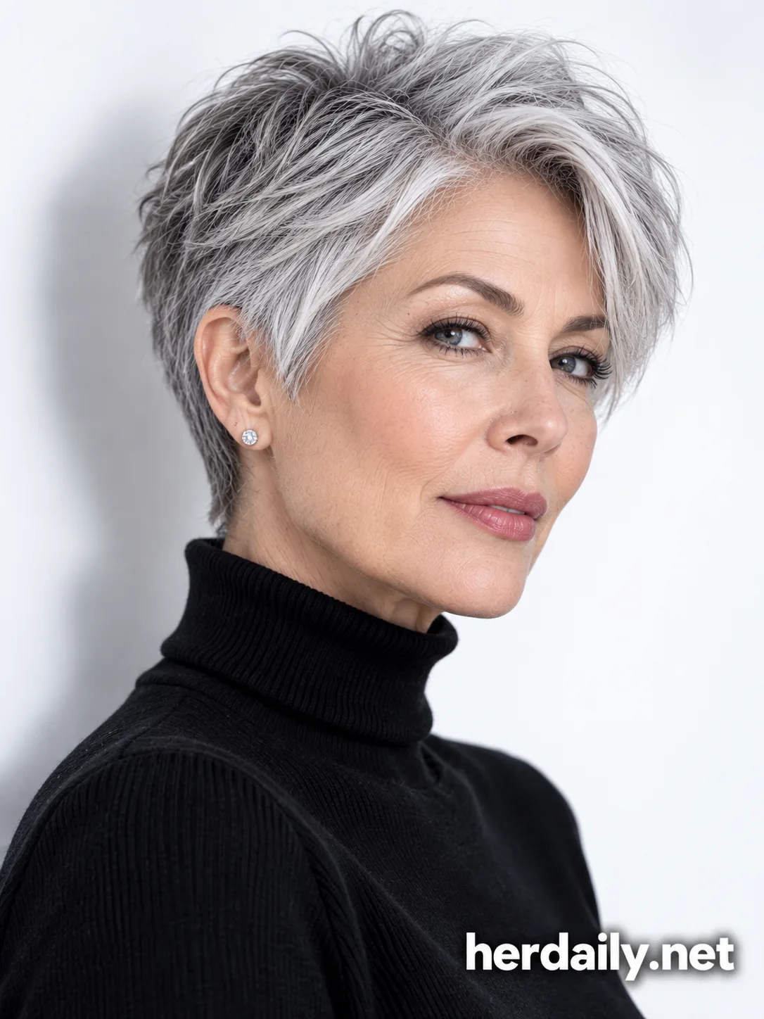 Natural Gray Hair Over 50 26