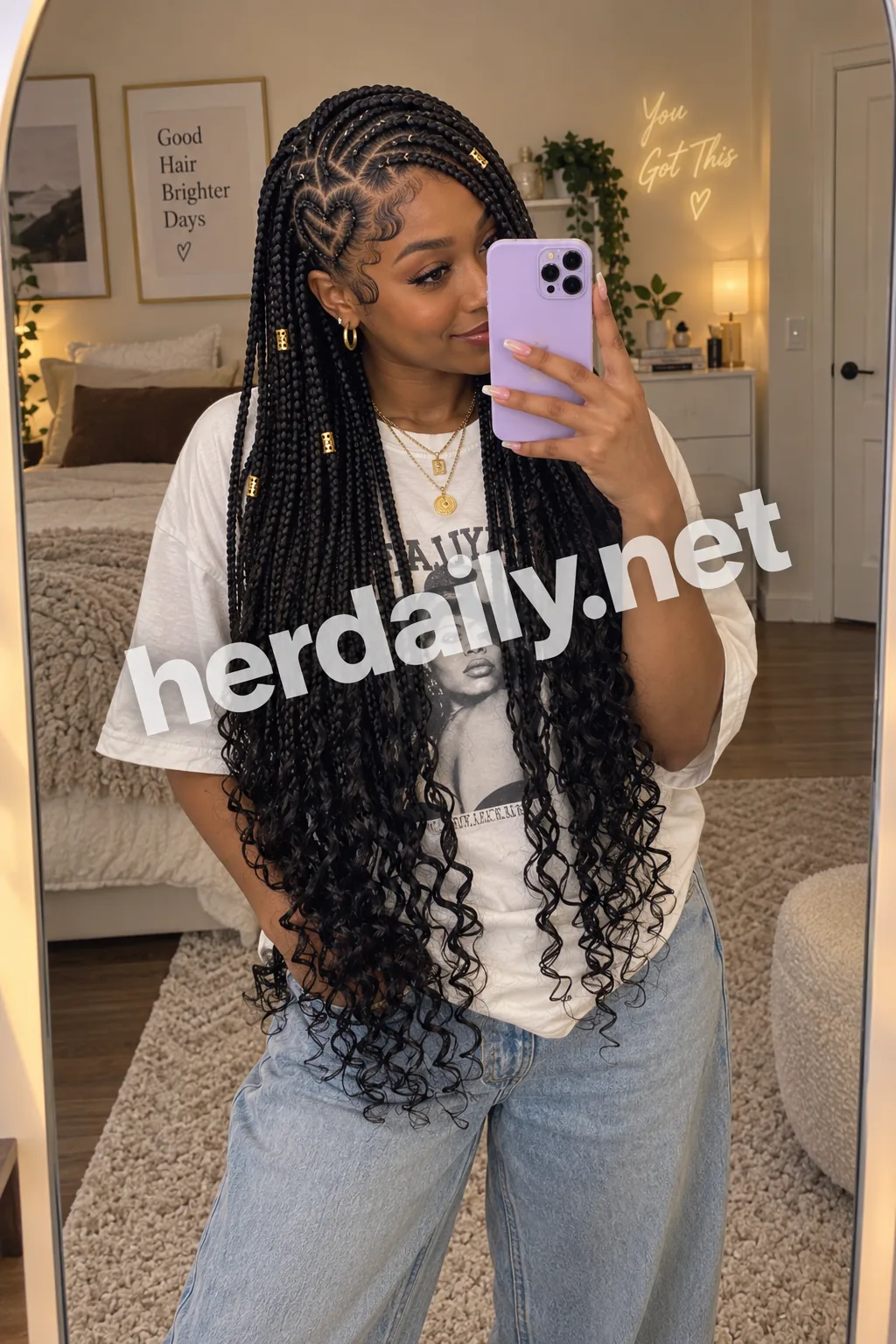 flip over fulani braids 5