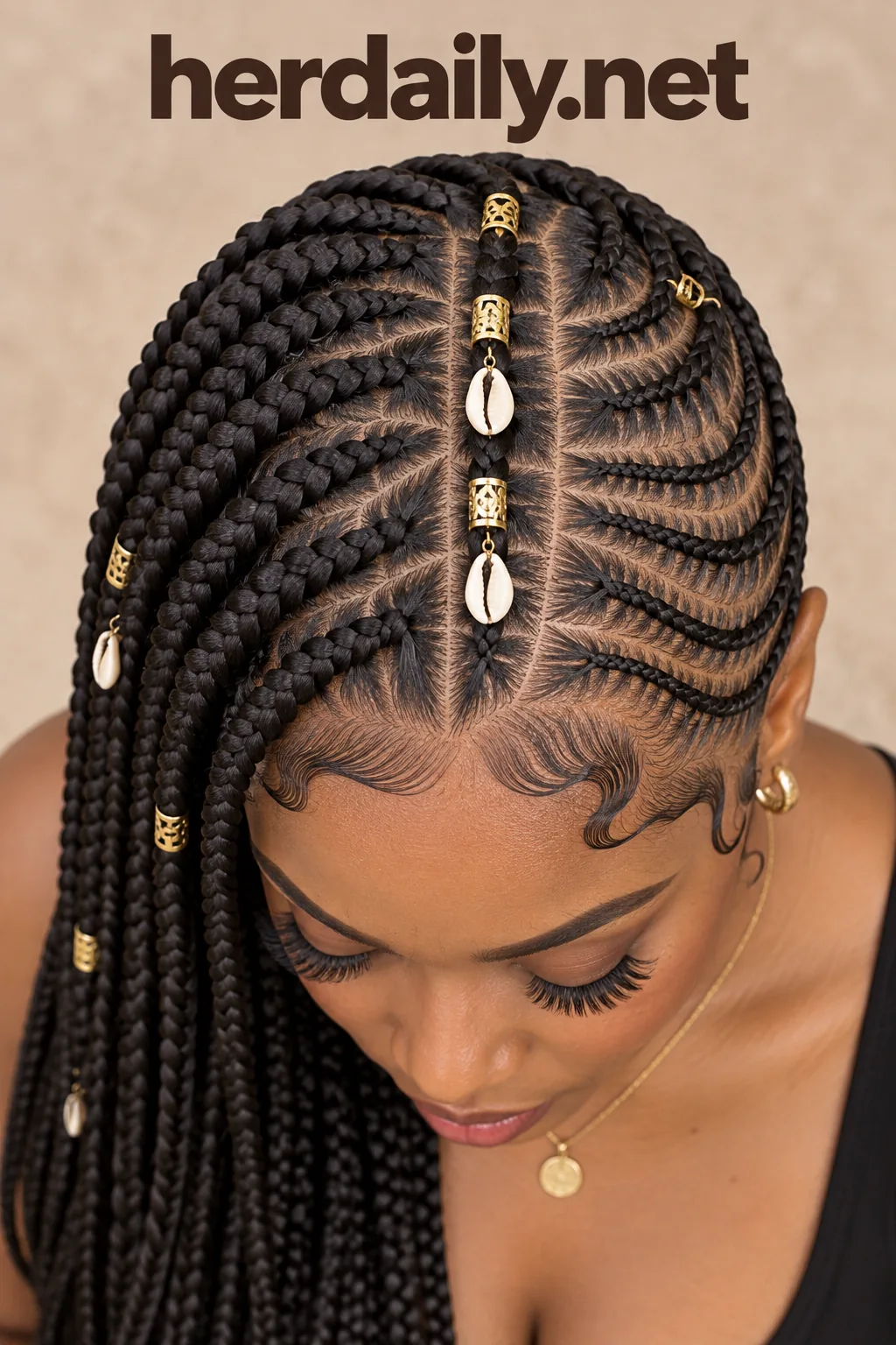 flip over fulani braids 8