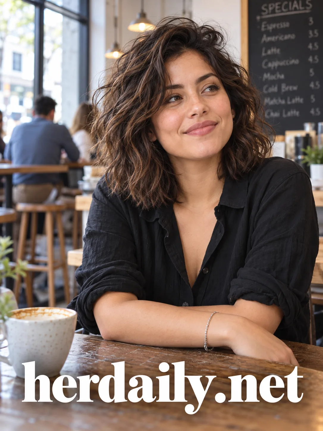 messy short hairstyles for thick hair 2