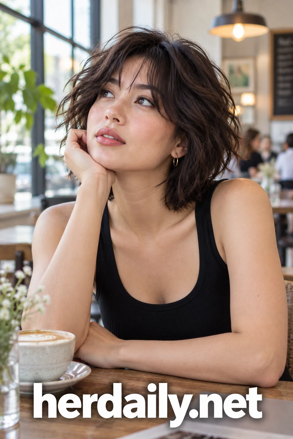 messy short hairstyles for thick hair 21