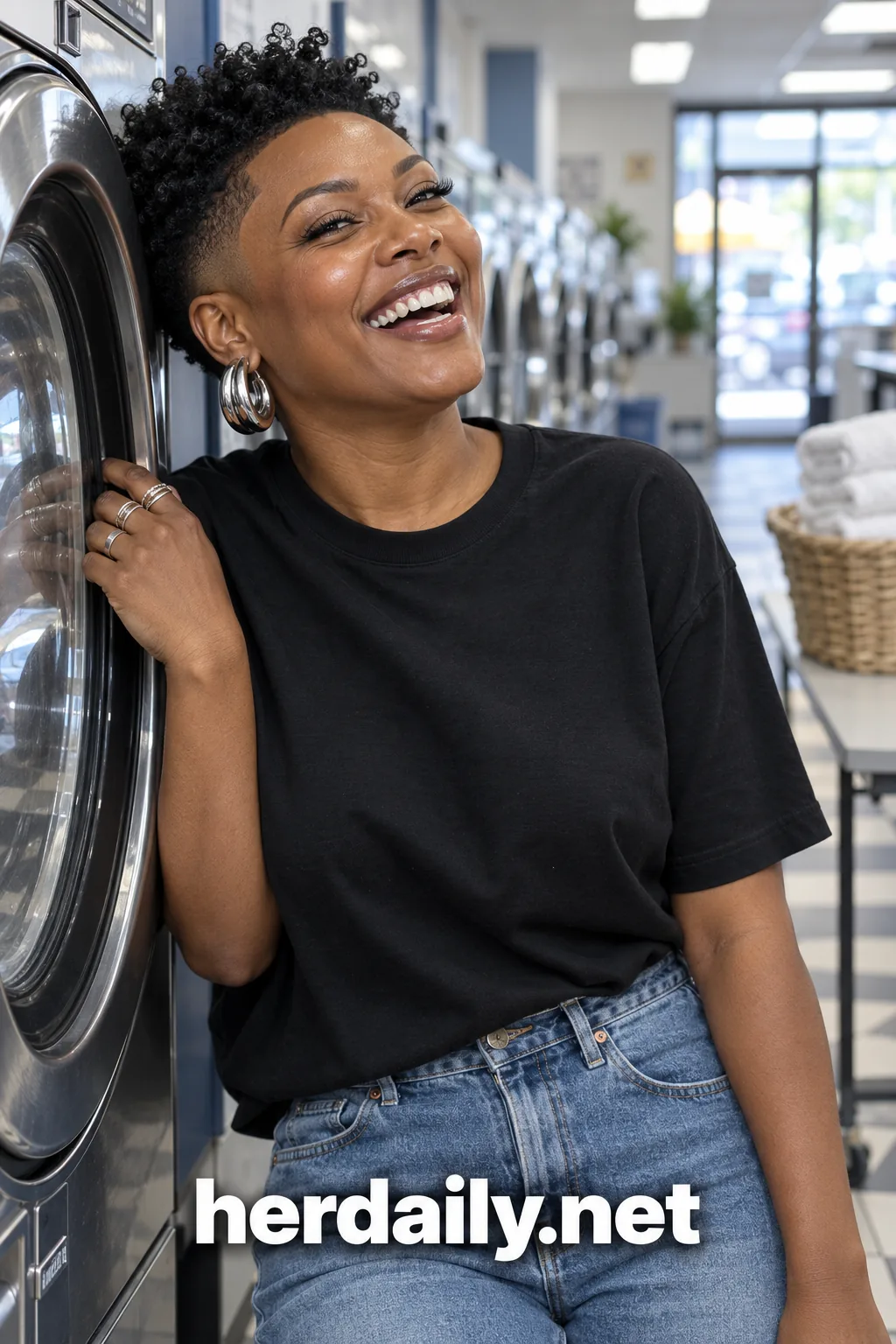 13 tapered coily cut laundromat