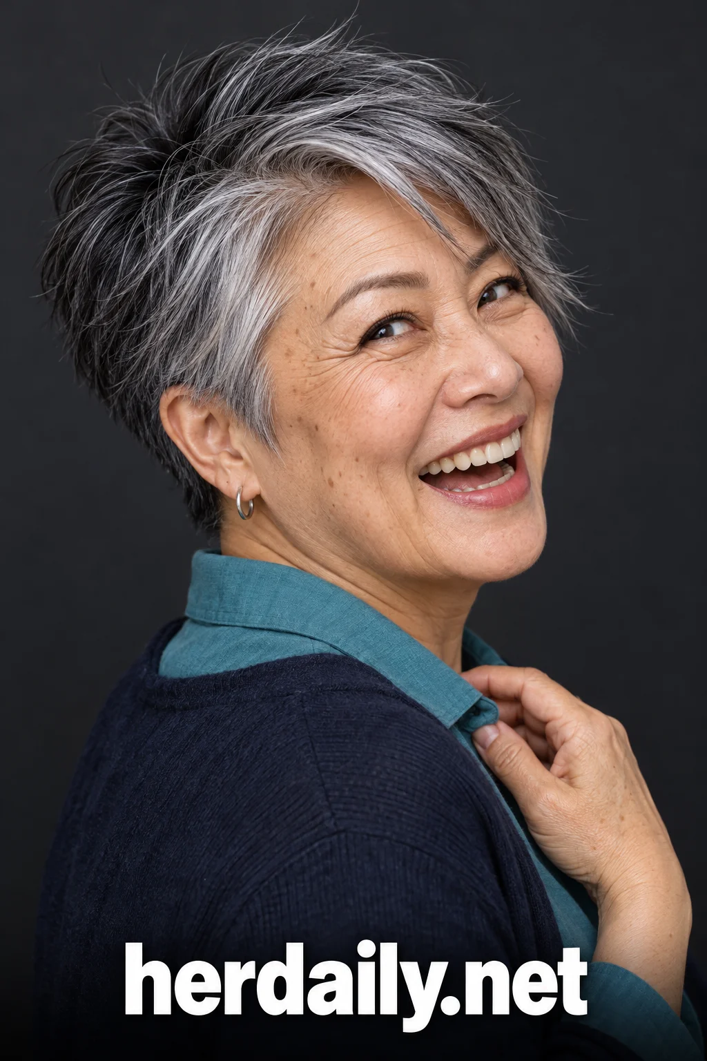 asian hairstyles for women over 50 02 salt pepper side swept
