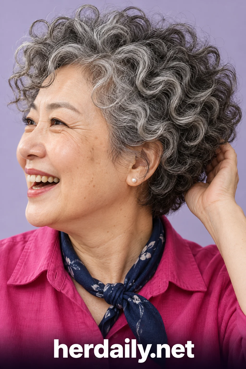 asian hairstyles for women over 50 11 short pepper gray curl