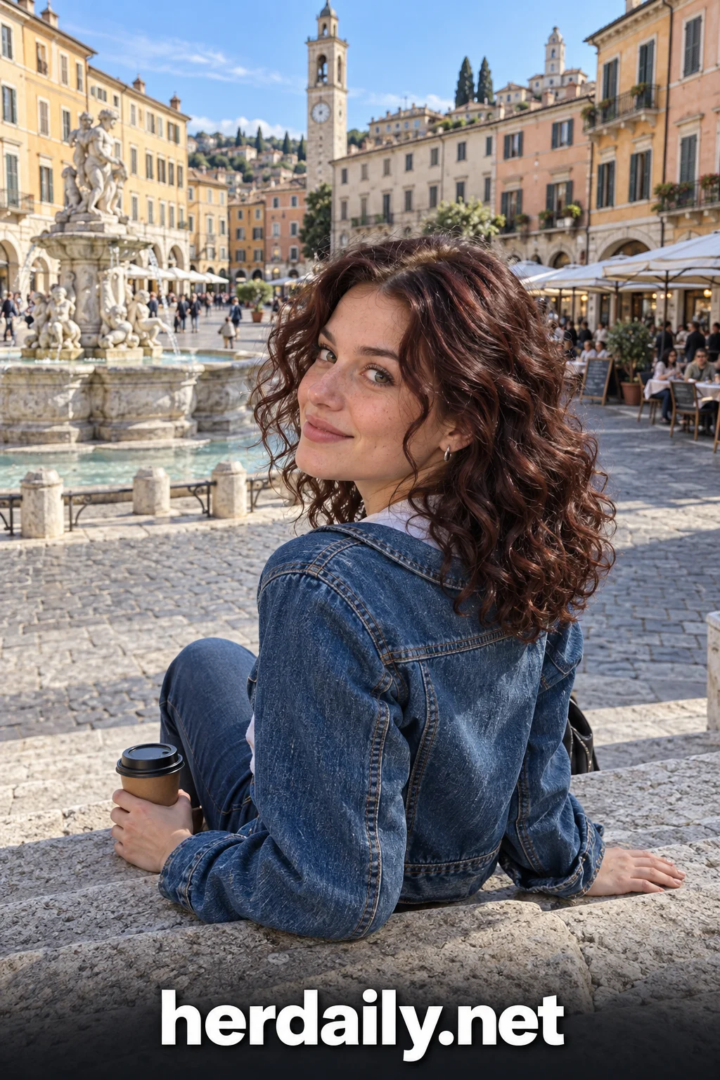 curly hair aesthetic 07 mahogany defined curls plaza steps