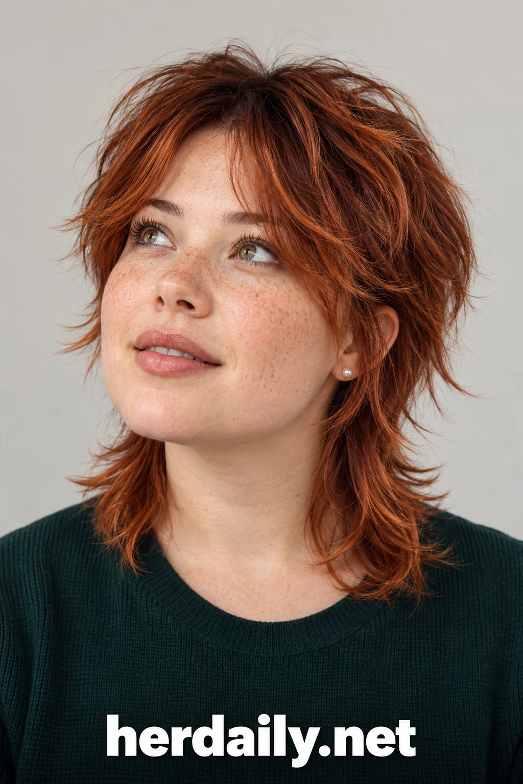 edgy short haircuts 03 choppy copper modern mullet