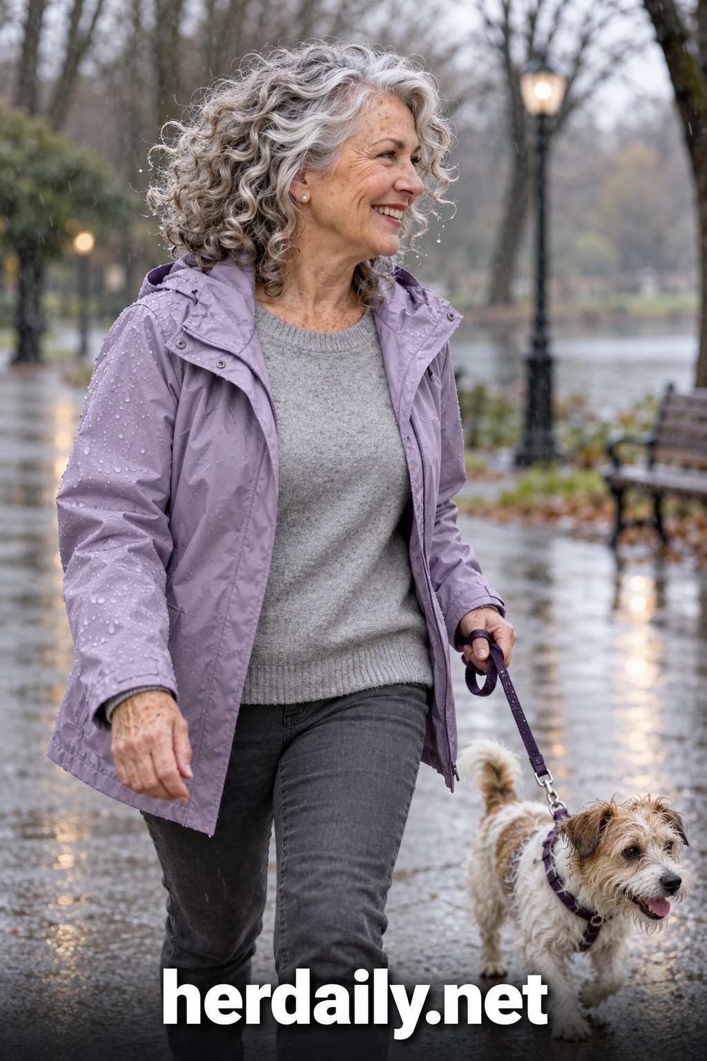 grey curly hairstyles over 60 shoulder length silver spiral curls