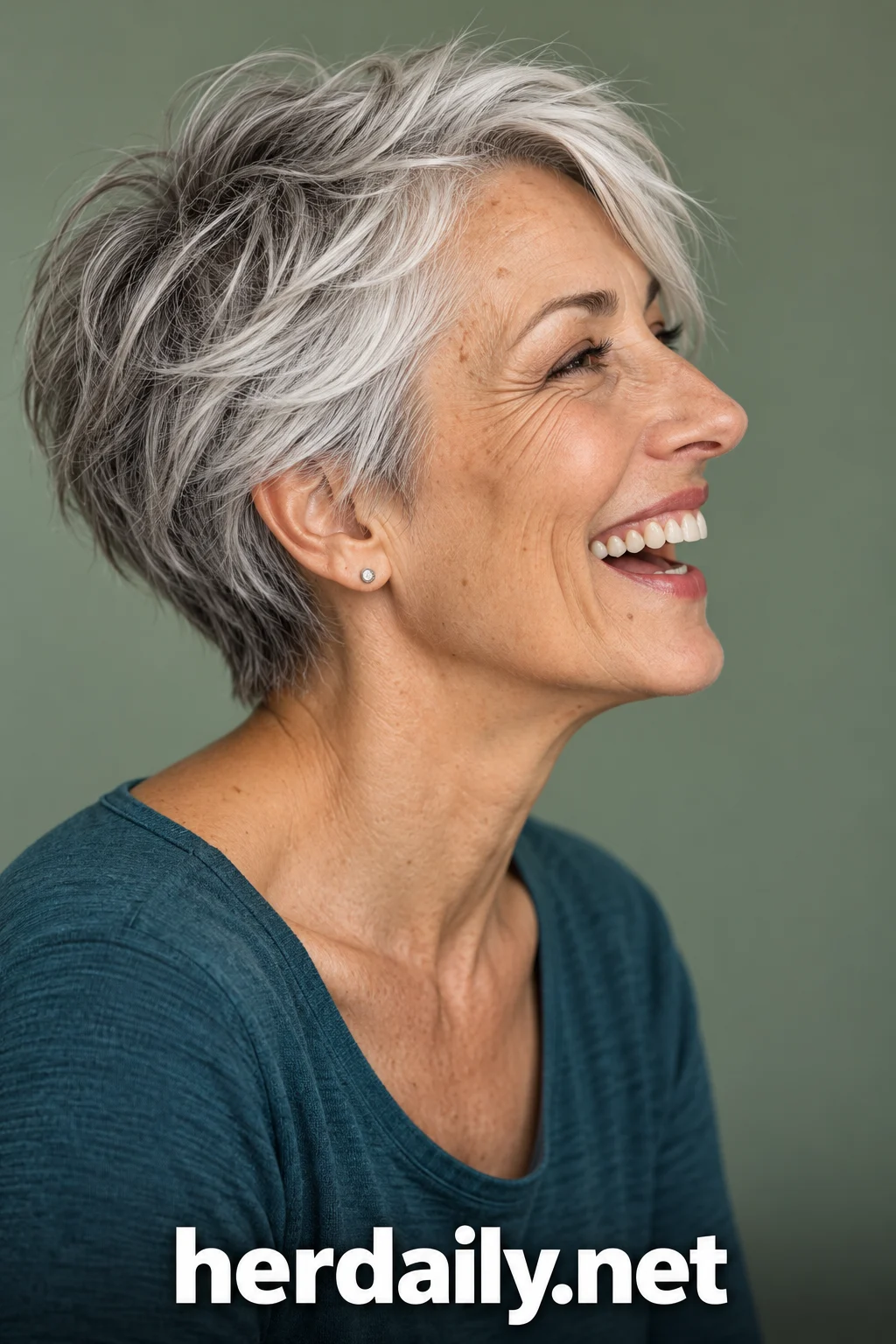 haircuts for long faces over 50 07 platinum silver textured