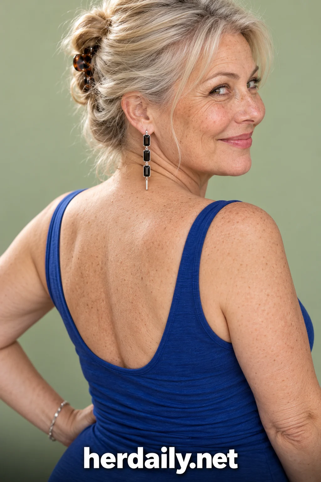jewelry for women over 50 17 onyx and silver linear drop ear