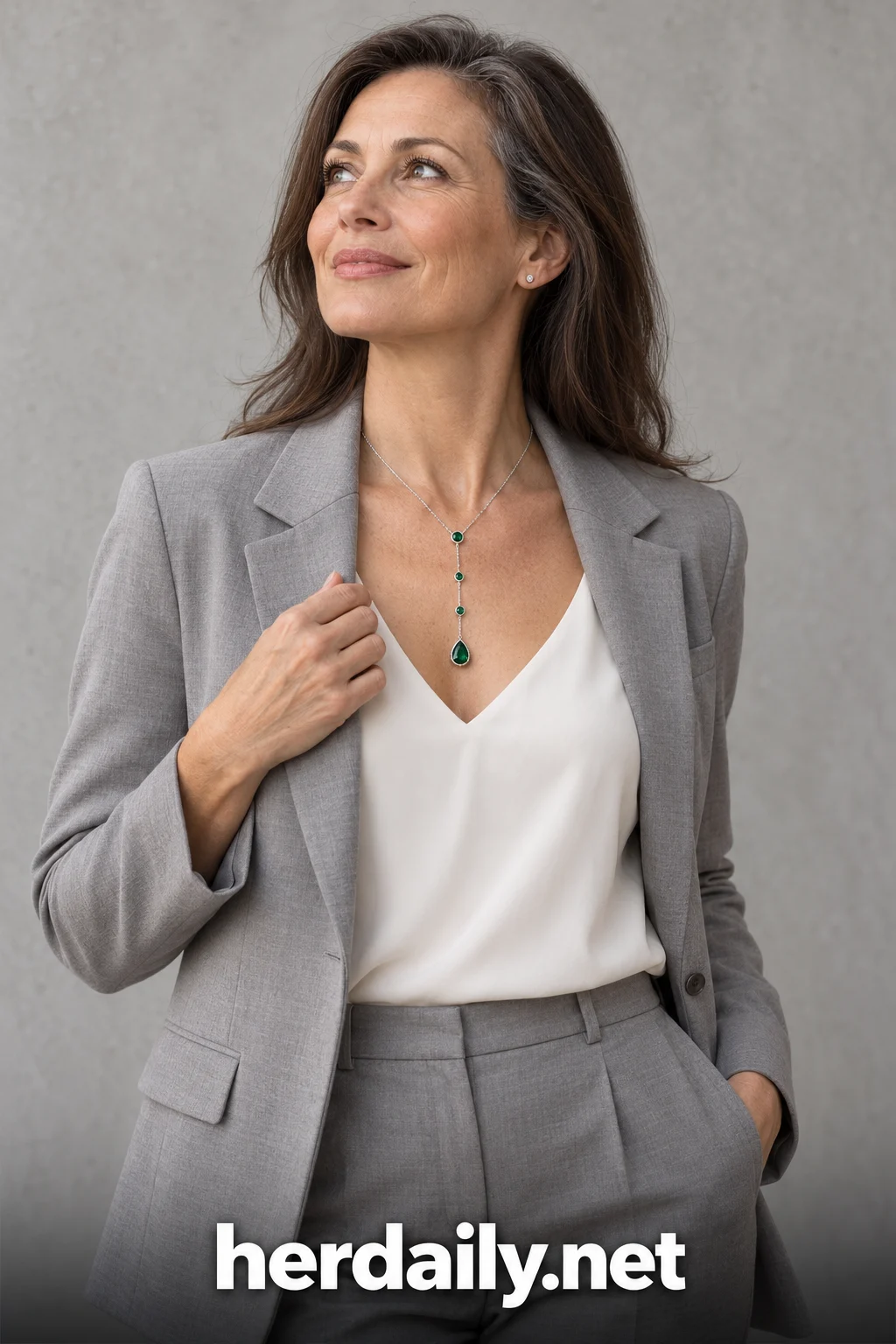 jewelry for women over 50 21 emerald silver y necklace