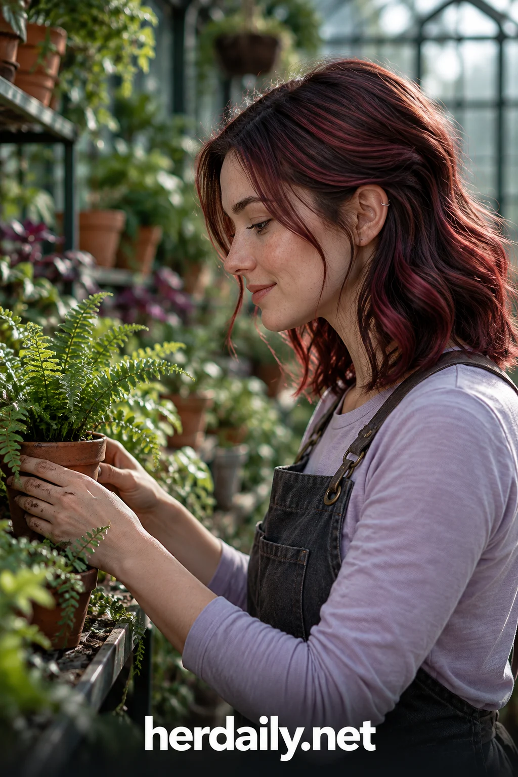 mahogany hair color 14 plum lowlights greenhouse profile