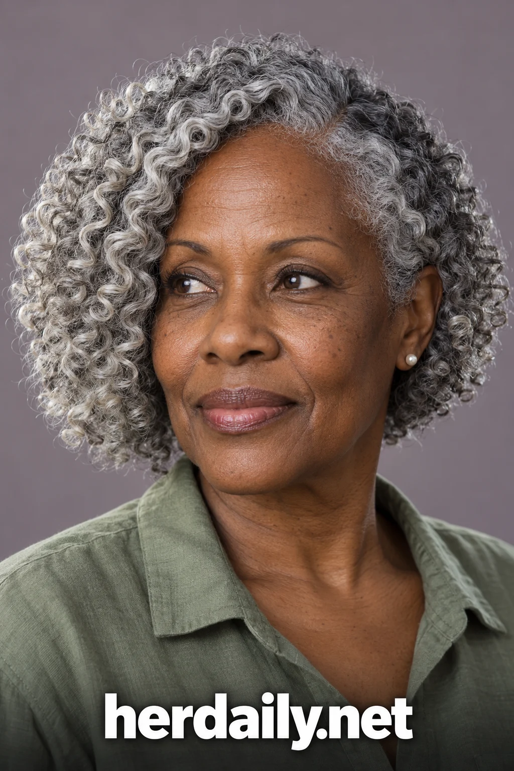 over 50 curly hairstyles for women 25 silver curly bob deep