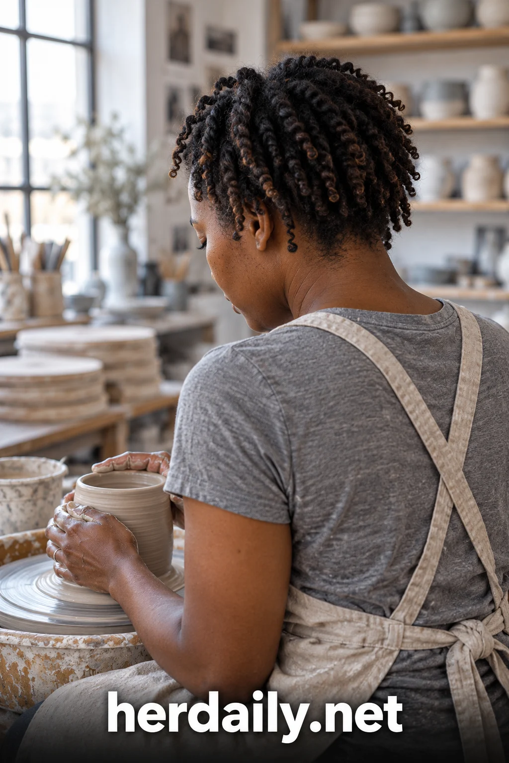 short natural hair styles 09 short two strand twists pottery