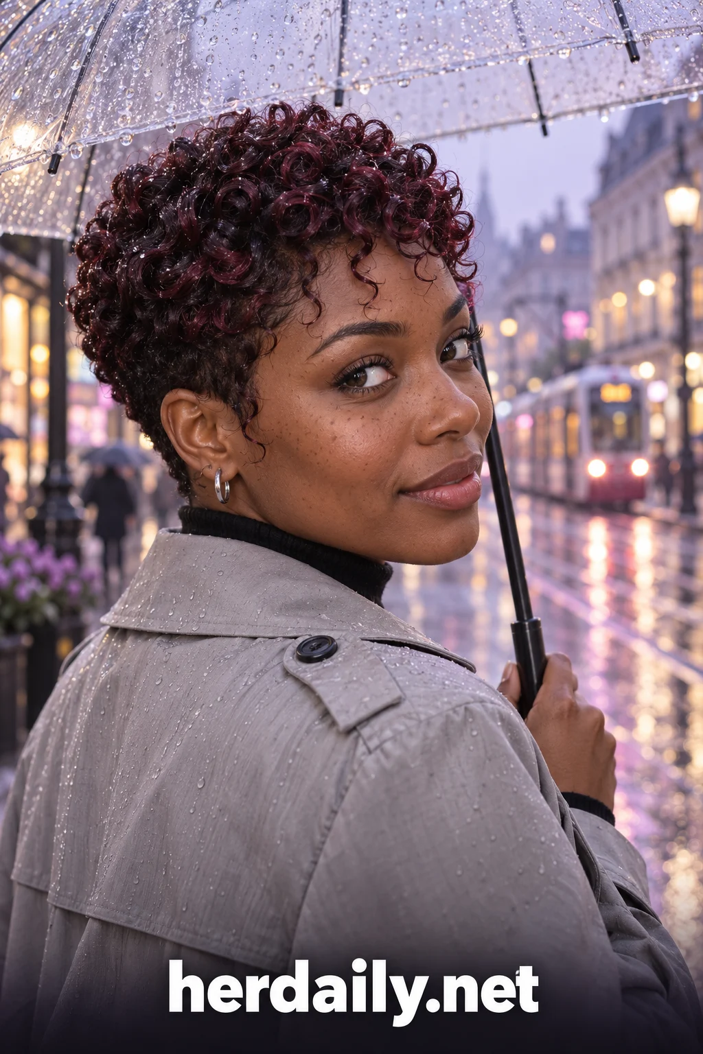 short natural hair styles 16 spiral curl pixie rainy street