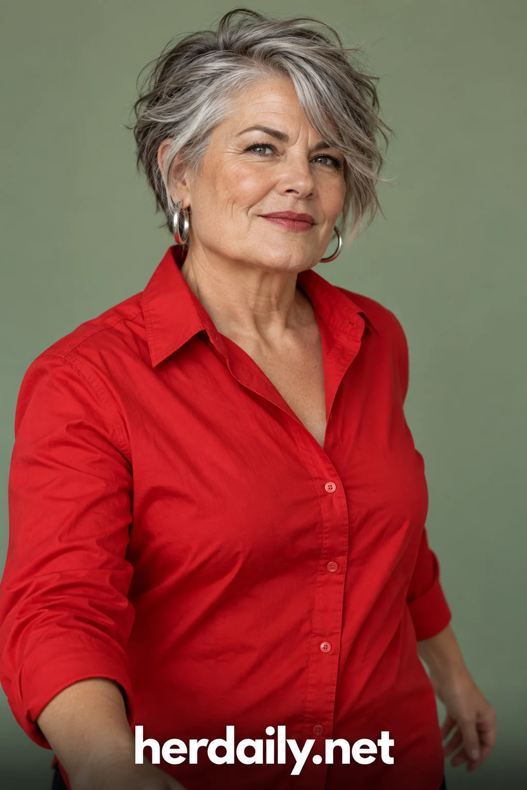 square face hairstyles over 50 14 pewter gray tousled pixie