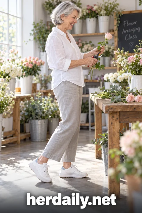 walking sneakers for older women white leather cushioned classic sneakers